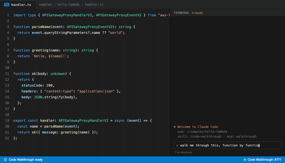 Code Walkthrough — function by function